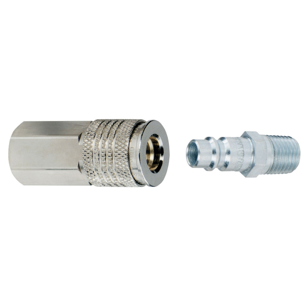 DYNABRADE - 95676 - 1/4 in Female Coupler with 1/4 in Male Plug Assembly