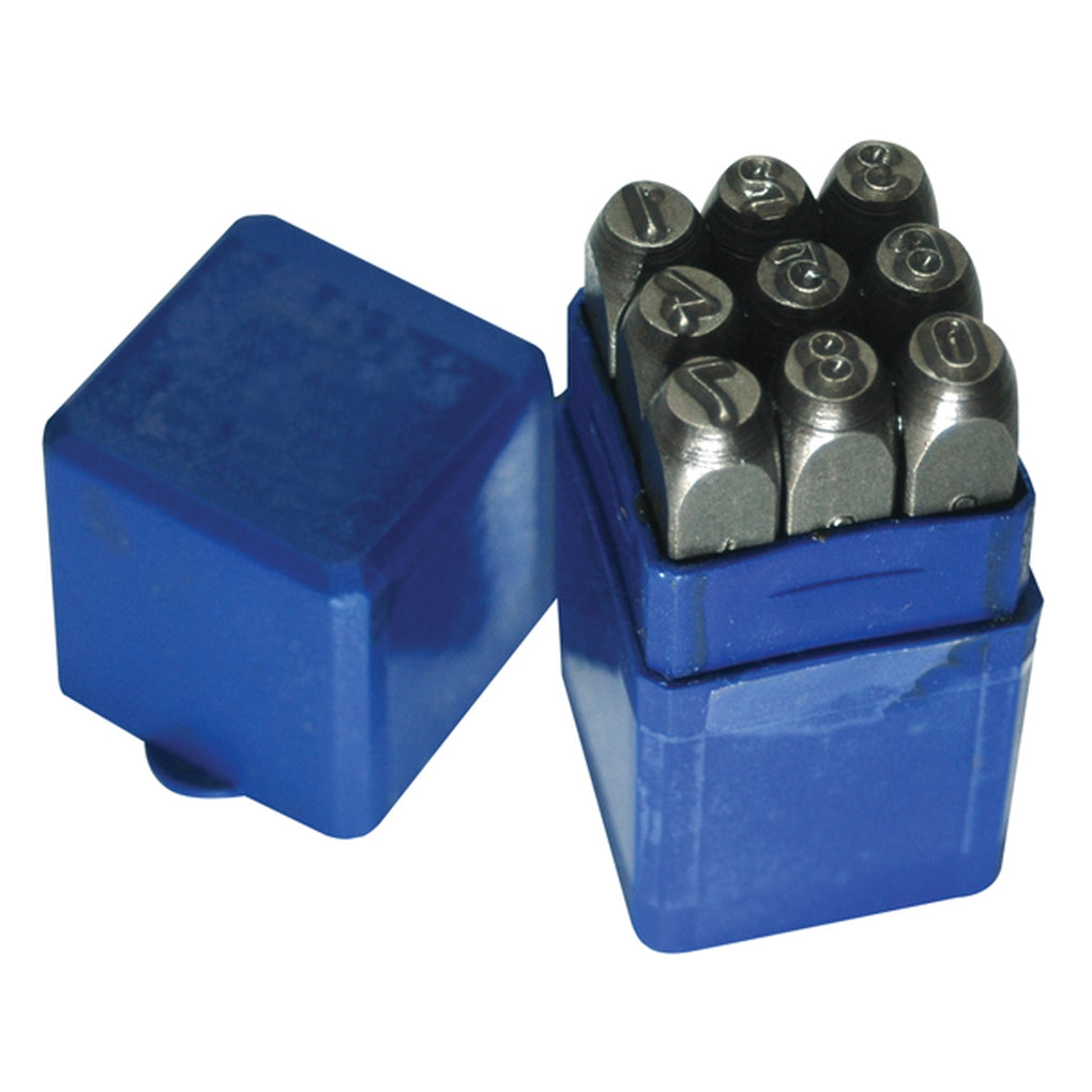 ATD - 9601 - 3/16 Steel Figure Stamp Set, 9 pc.