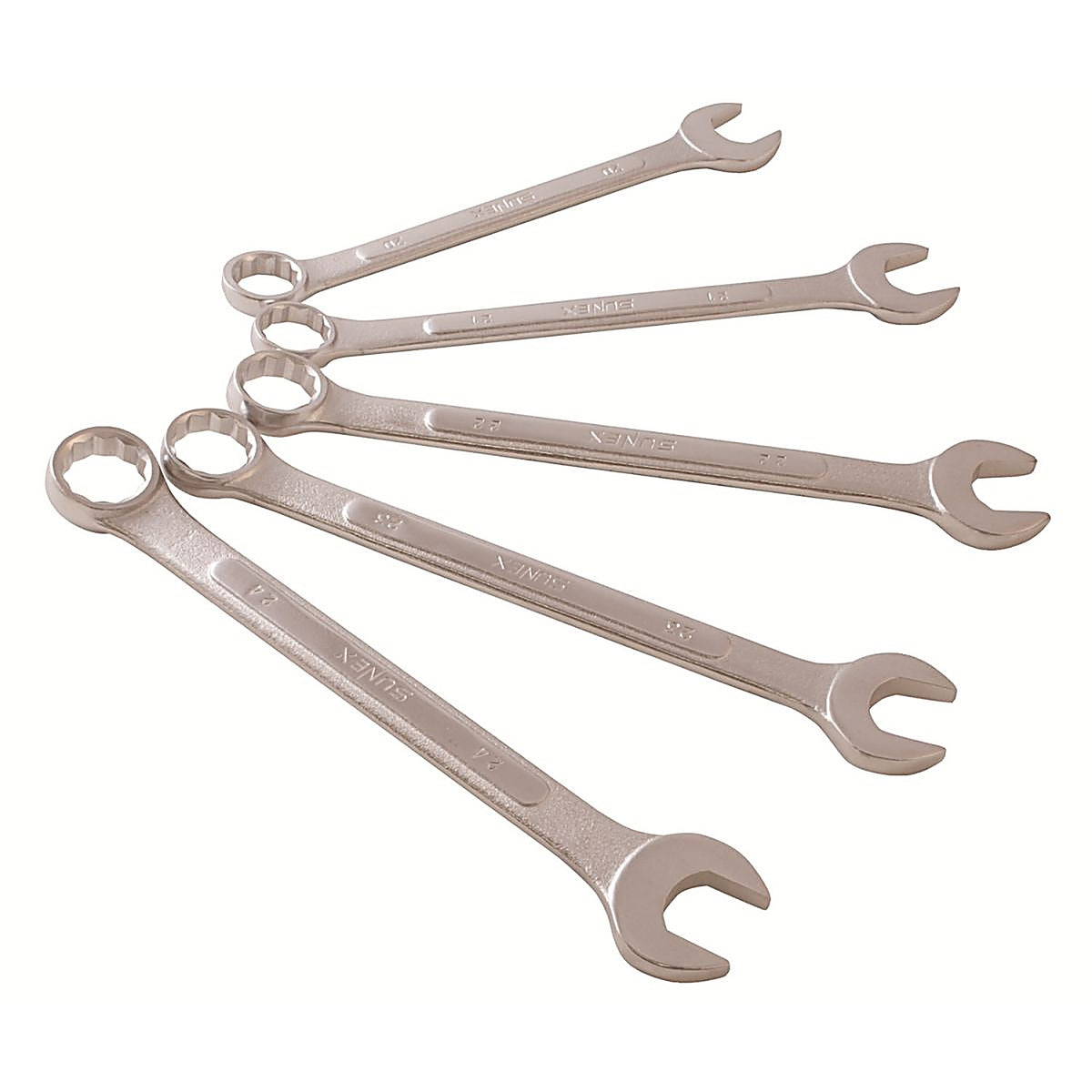 Sunex Tools - 9605M - 5 pc. Raised Panel Combination Wrench Set, Metric