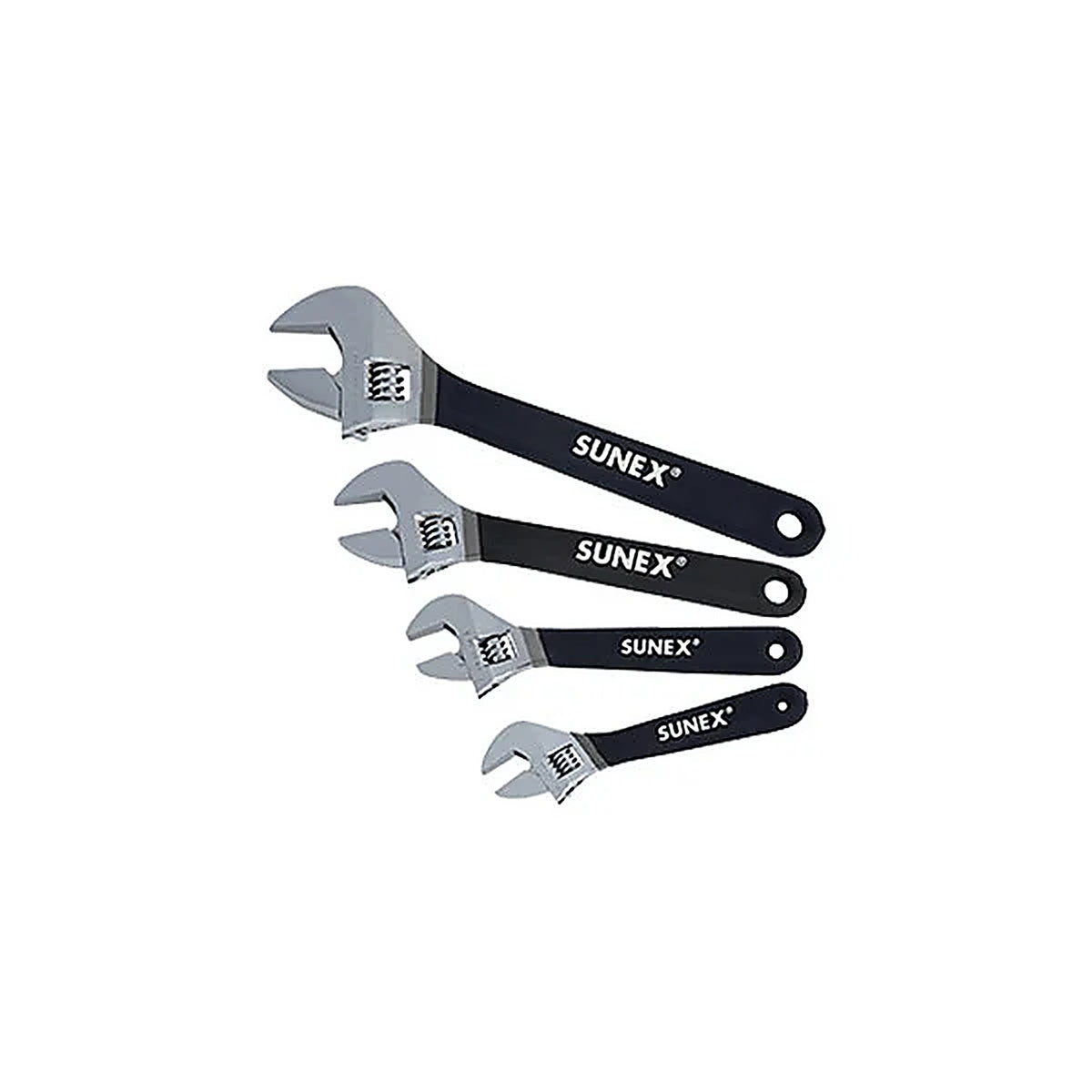 Sunex Tools - 9618A - 4PC ADJUSTABLE WRENCH SET-6-8-10-12