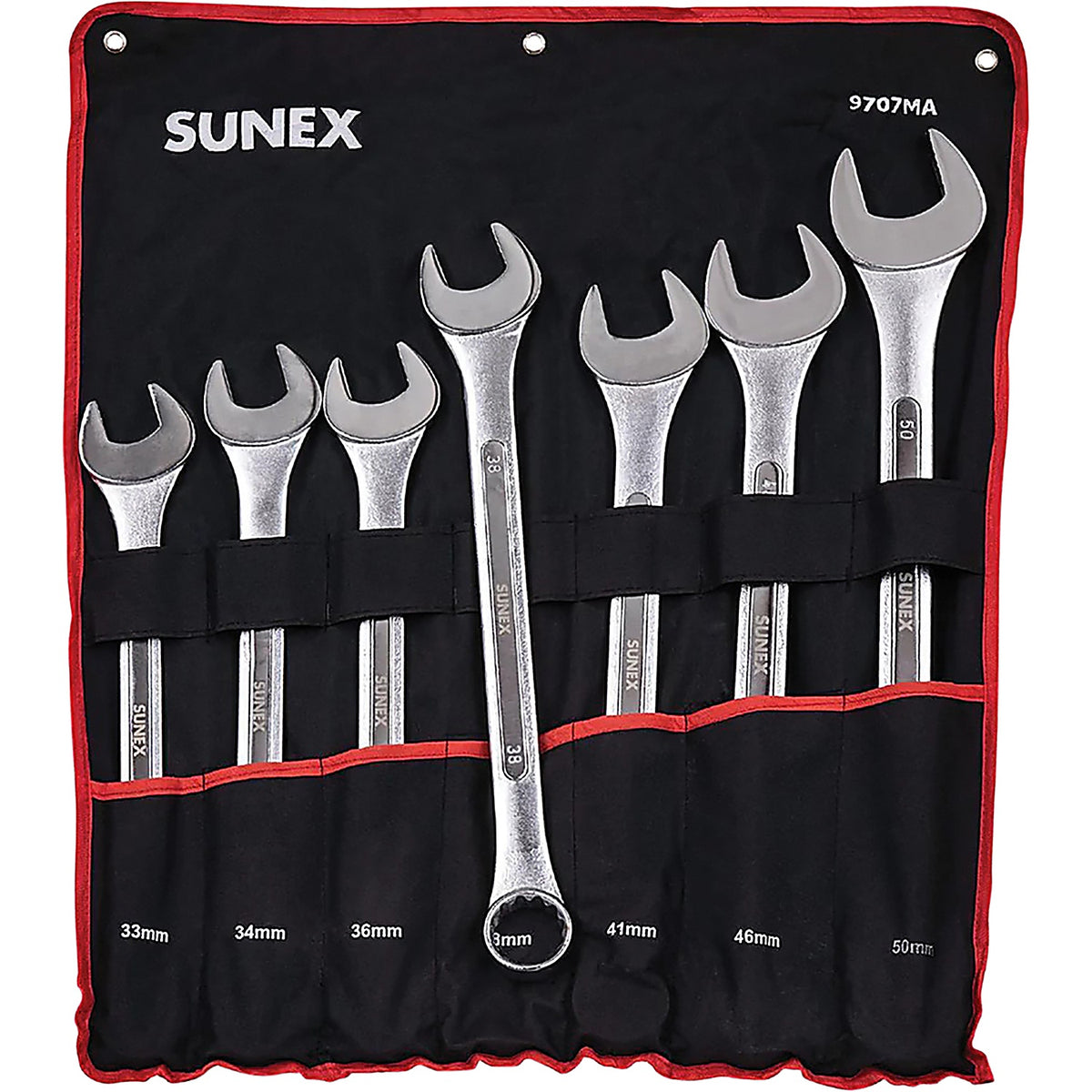 Sunex Tools - 9707MA - 7 Pc ME RSD PNL JMBO COMBO WR