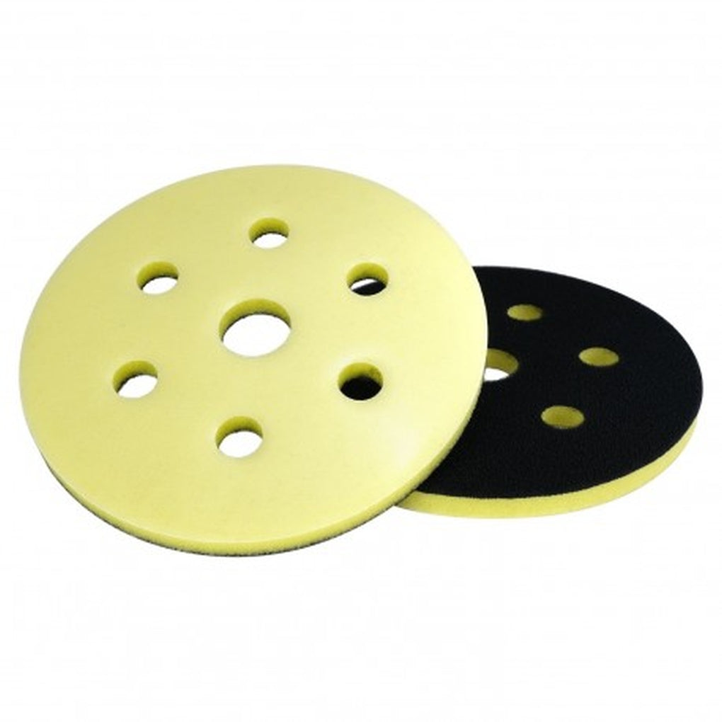 Eagle Abrasives|971-0039|Micro-Hook Interface Pad, 6 in Dia, Super-Tack Attachment, 7 Holes, 2/Pack