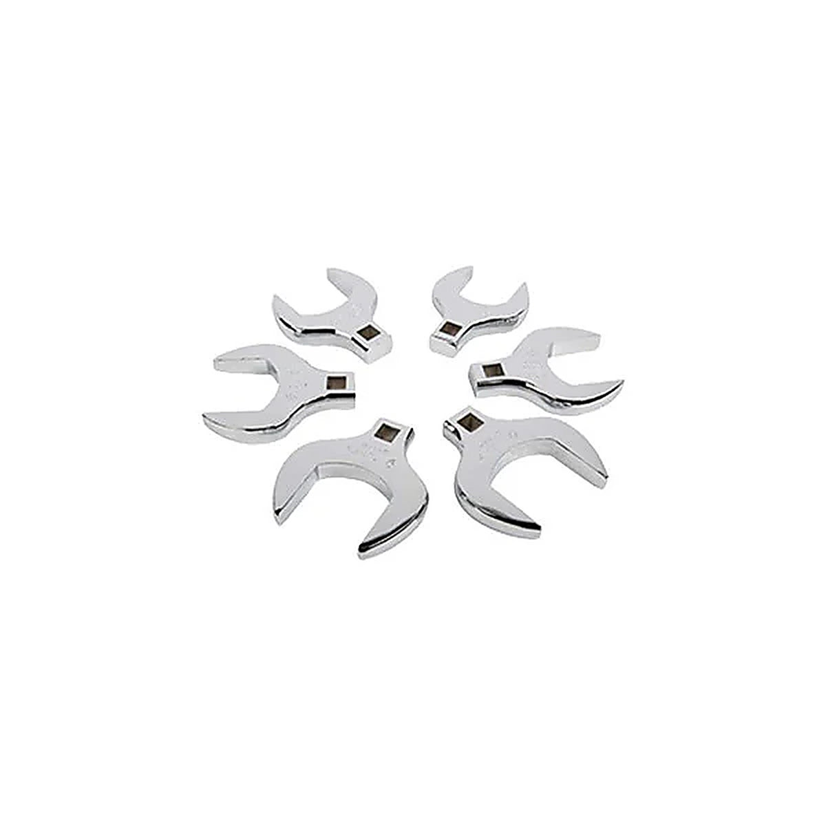 Sunex Tools - 9722A - 1/2 in DR. 6 PC JUMBO CROWFOOT SET