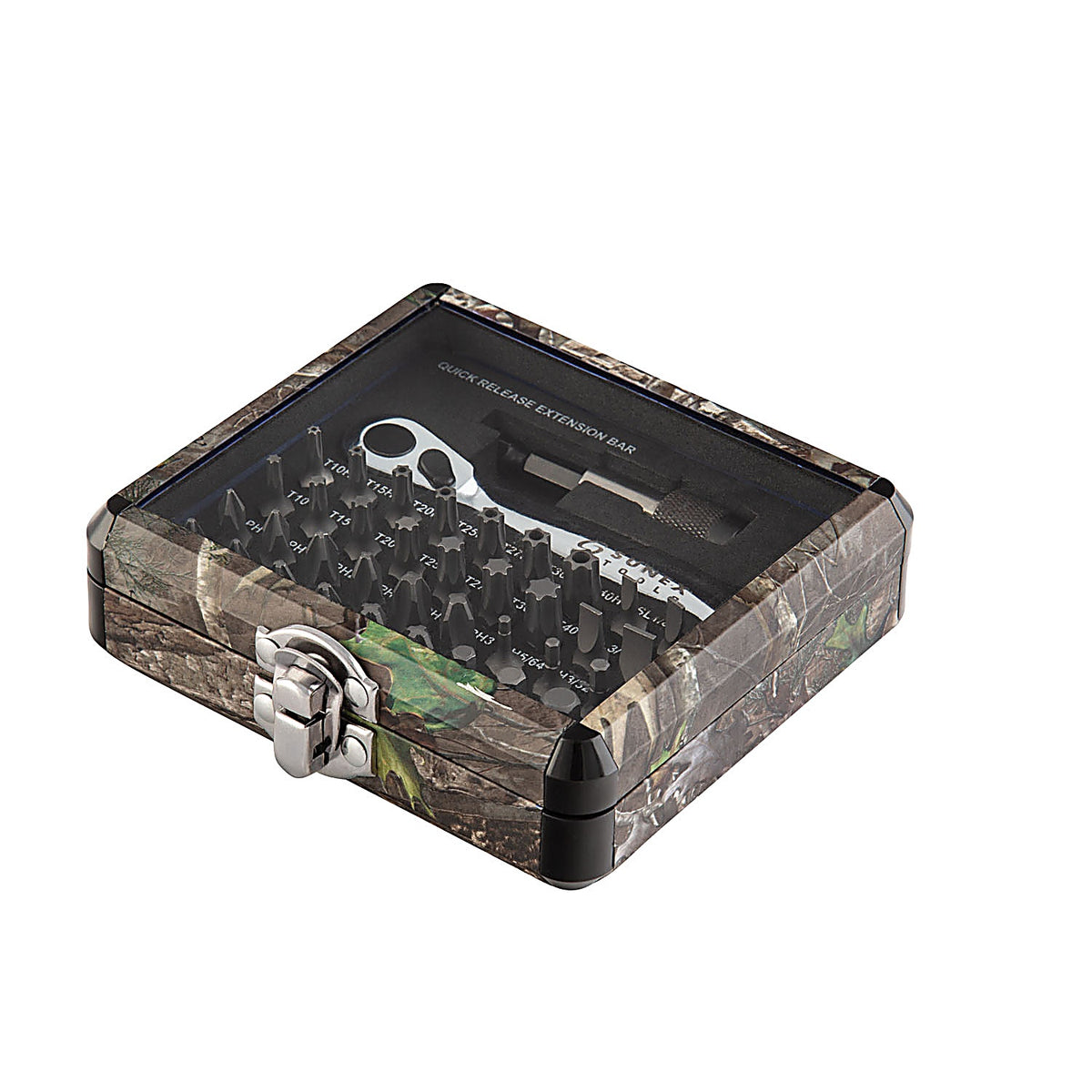 Sunex Tools - 9726KANATI - 38 Pc. Mini Ratchet & Bit Set-True Timber Kanati Print