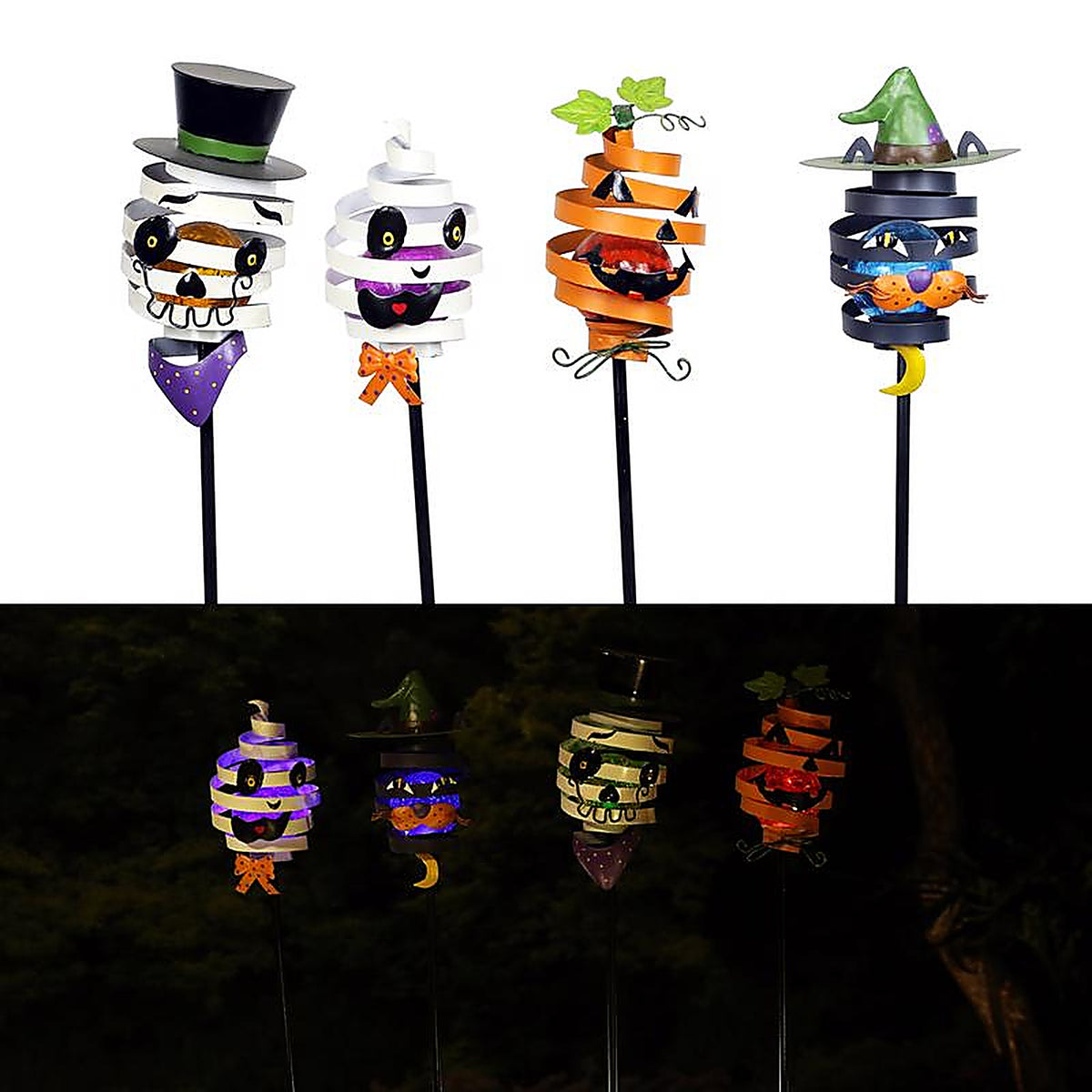 Alpine - SLL1190ABB - LED Bouncy Halloween Stake Yard Decor