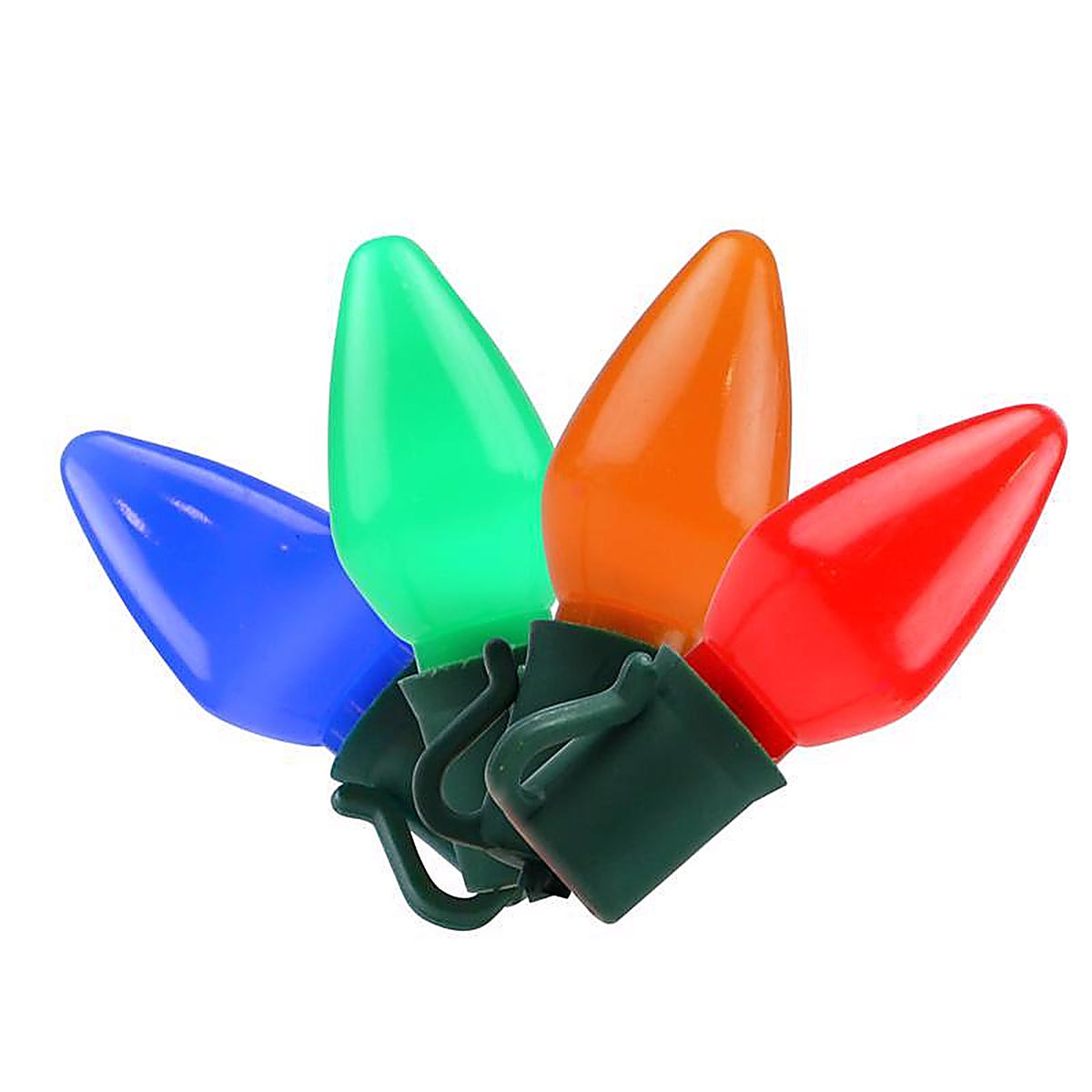 Celebrations - UYTY2212 - Incandescent Multi-color 4 count Replacement Christmas Light Bulbs