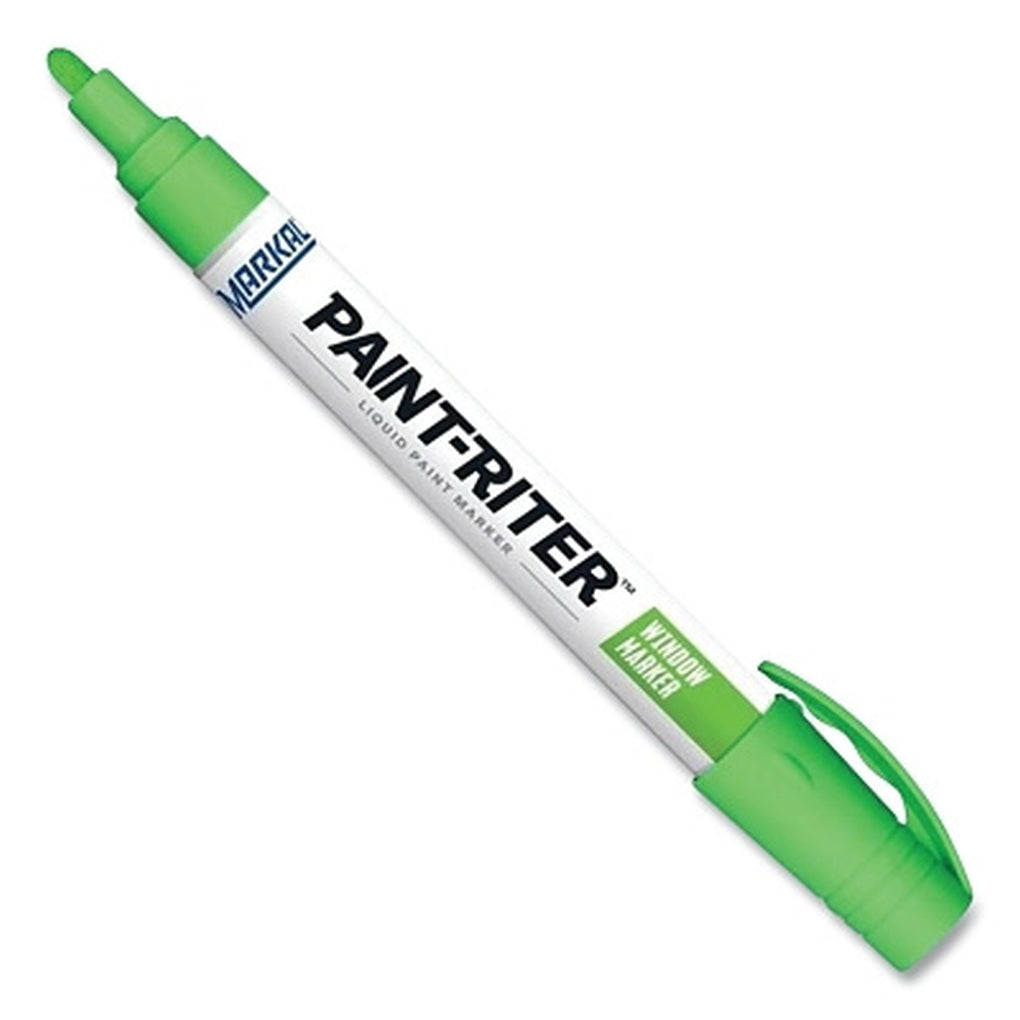 Markal - 97451 - Paint-Riter Window Marker, Green, 3 mm, Medium Tip
