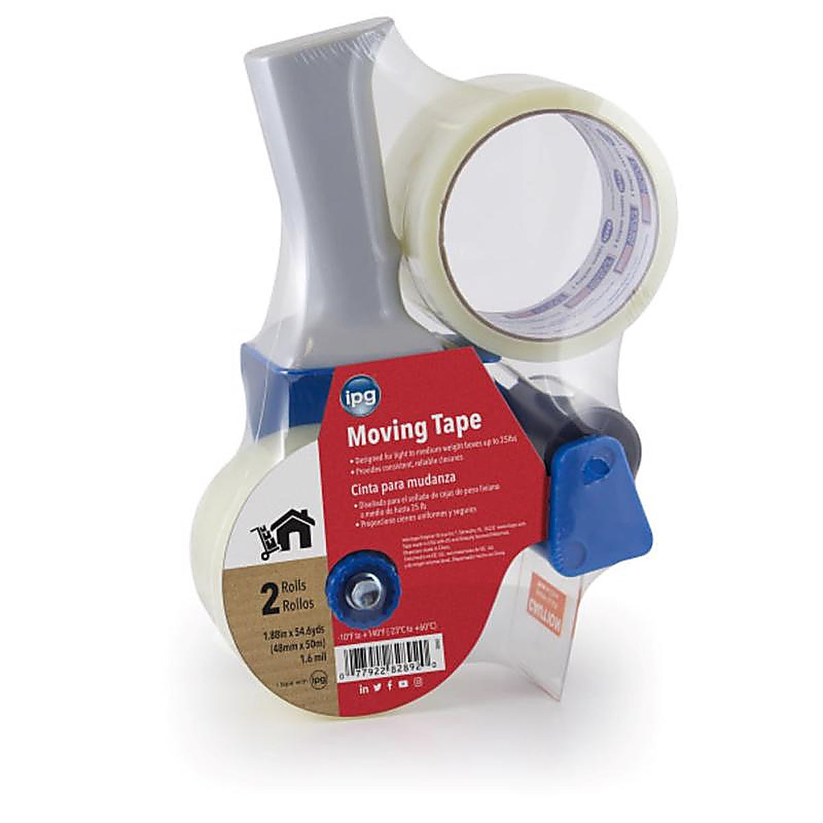 IPG - 2892 - 1.88 in. W X 54.6 yd L Moving Tape Clear