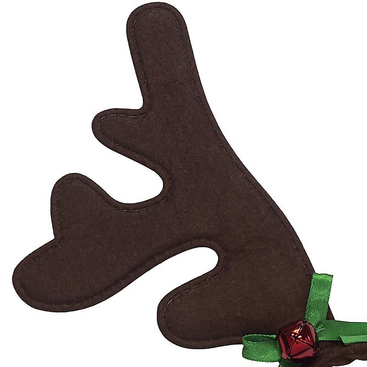 Dyno - 0408615-3AC - Brown Christmas Antlers With Bows Headband