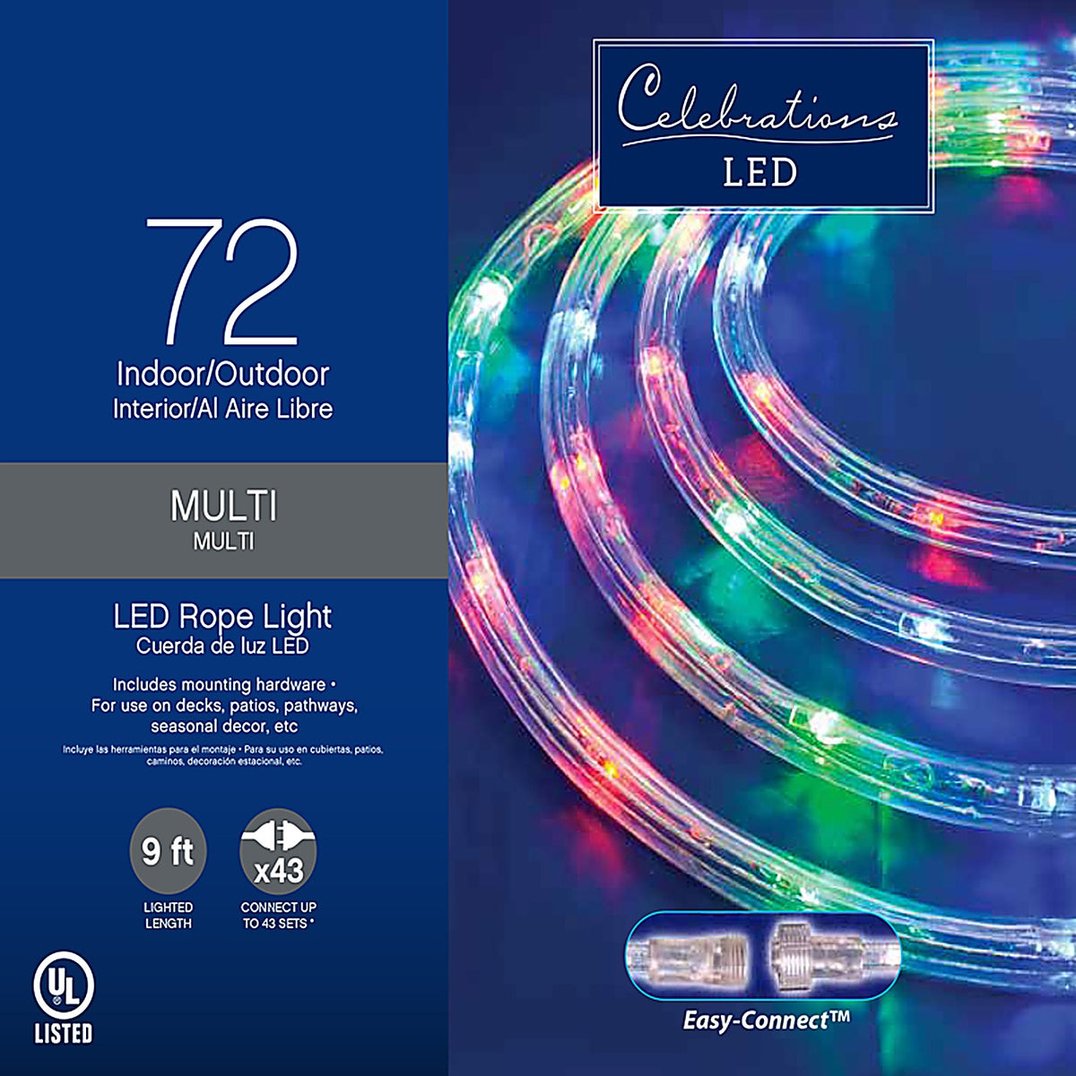 Celebrations - 2T41A215 - LED Multicolored Rope Light Set