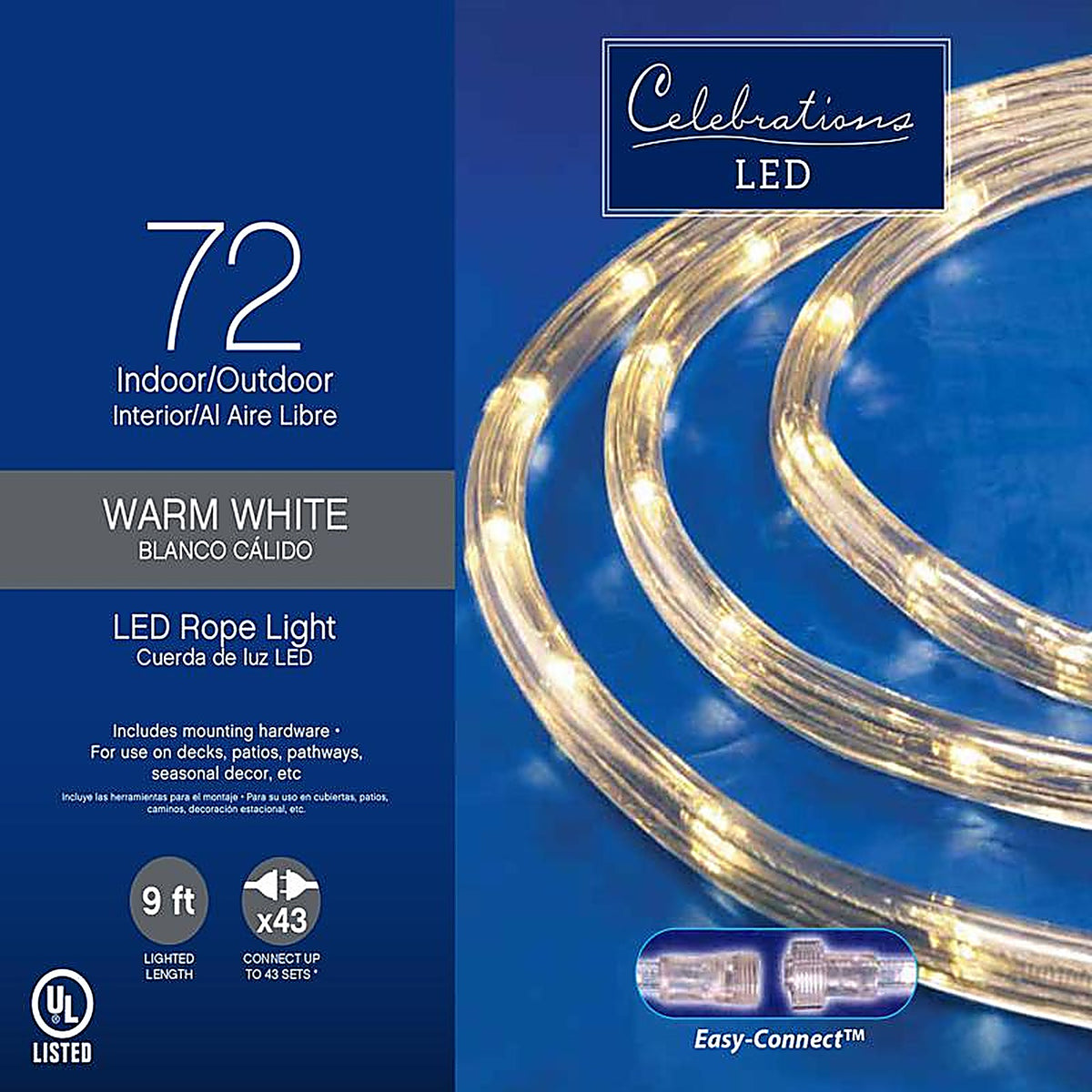 Celebrations - 2T41A912 - LED Warm White Rope Light Set
