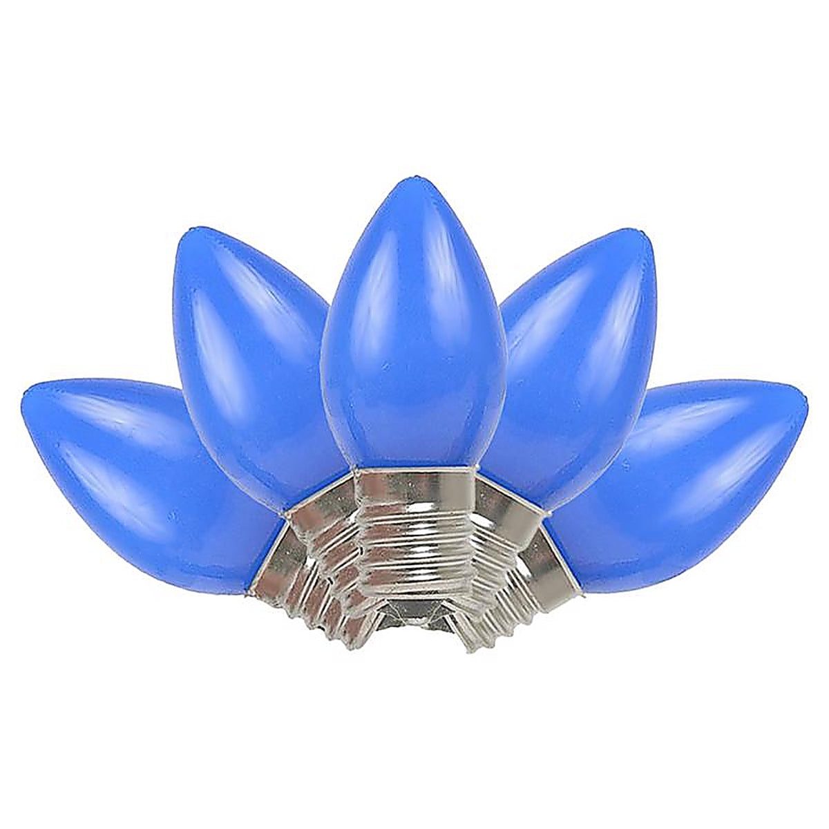 Celebrations - UYTY2411 - Incandescent Blue 4 count Replacement Christmas Light Bulbs