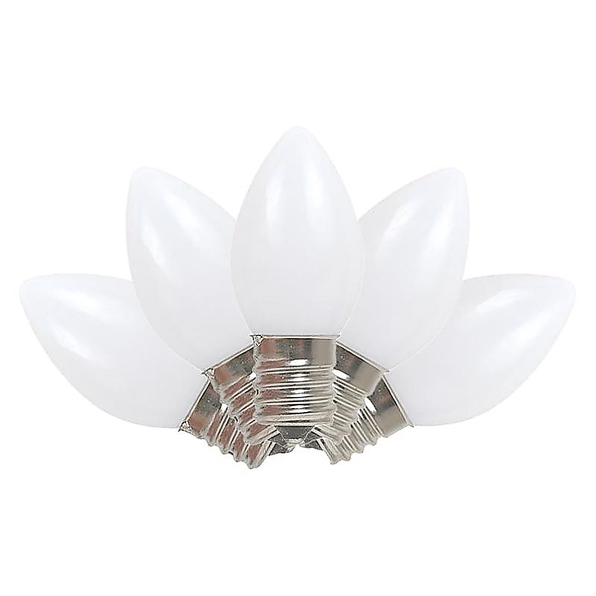 Celebrations - UYTY2W11 - Incandescent White 4 count Replacement Christmas Light Bulbs