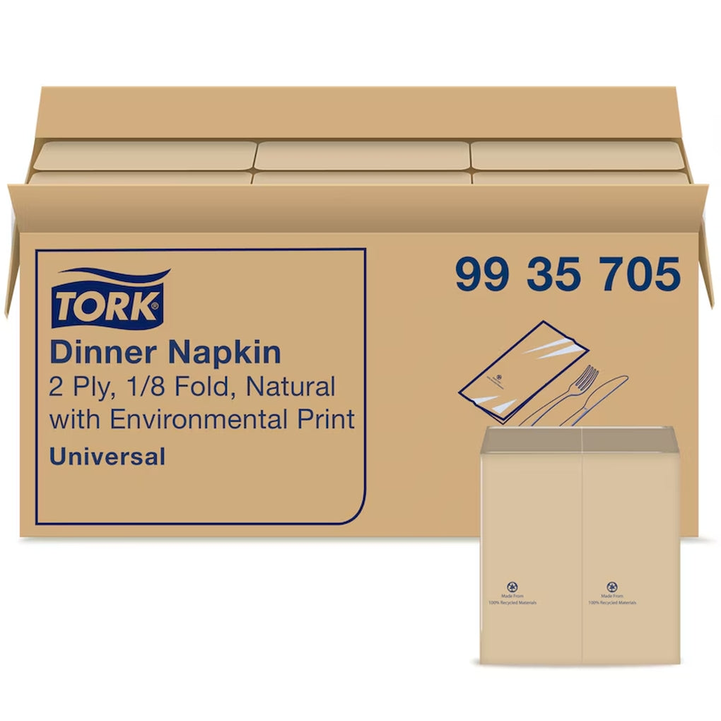 Tork - 9935705 - Universal Natural Dinner Napkin - 24/Case