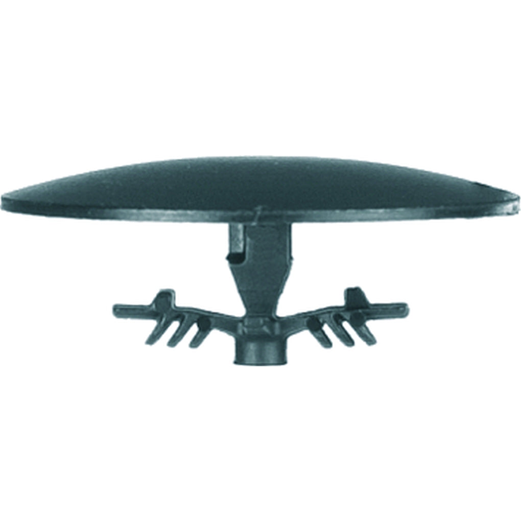 Disco|9945PK|7.5mm Hole Size 30mm Head 10mm Stem, Black Nylon Hood Insulation Clips