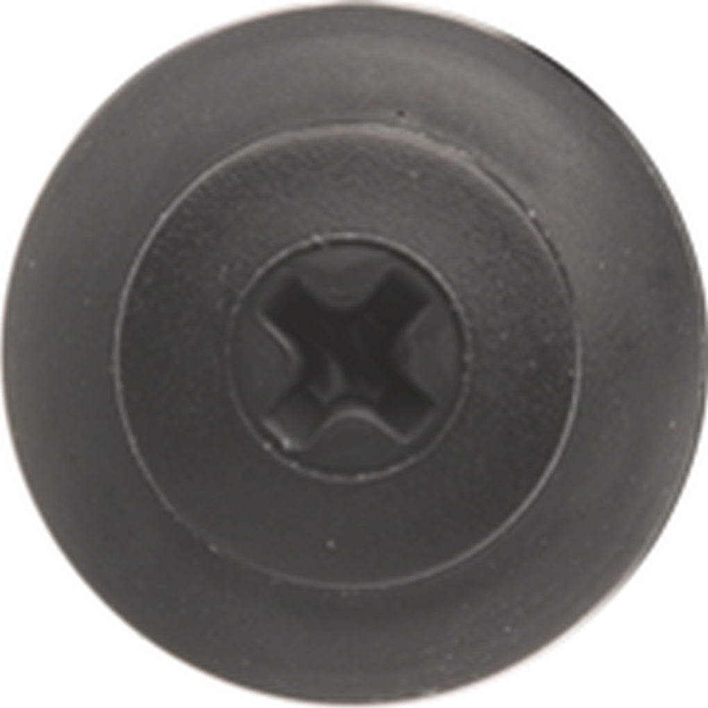 Disco|9968PK|1/4in Hole Size 5/8in Flange 29/32in Stem, Black Nylon Exterior Phillips Screw Ret.