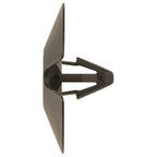 Disco|9980PK|6.3mm Hole Size 30mm O.D. Head Diameter, Black Nylon Hood Insulation Retainer