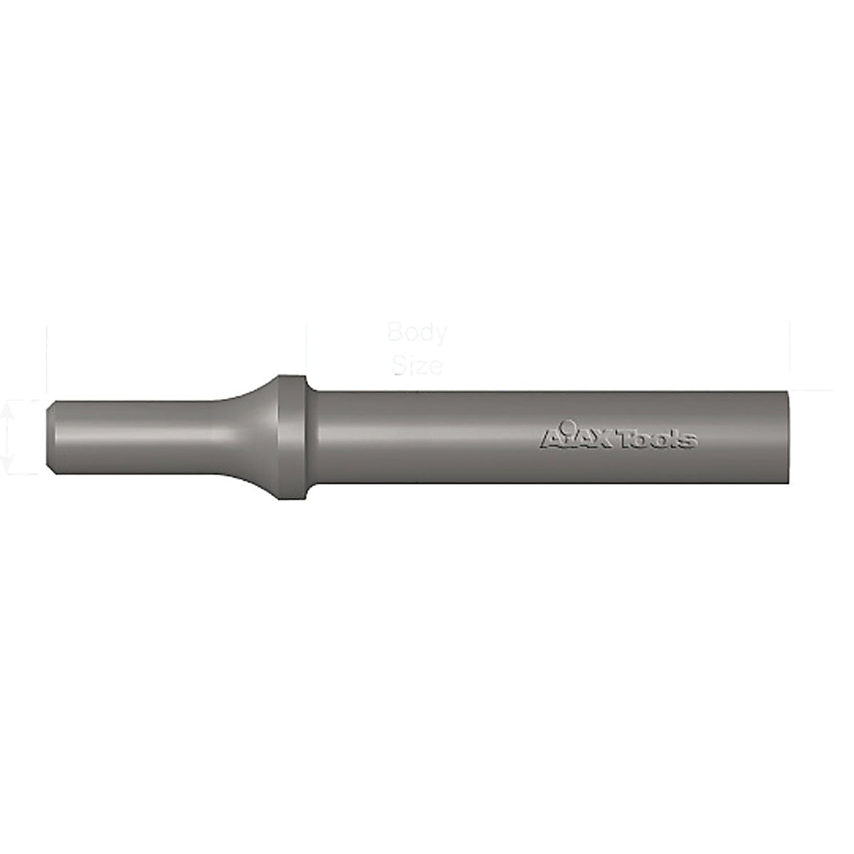 Ajax - A963 - 7 Inch Oa Blank Punch Straight .498