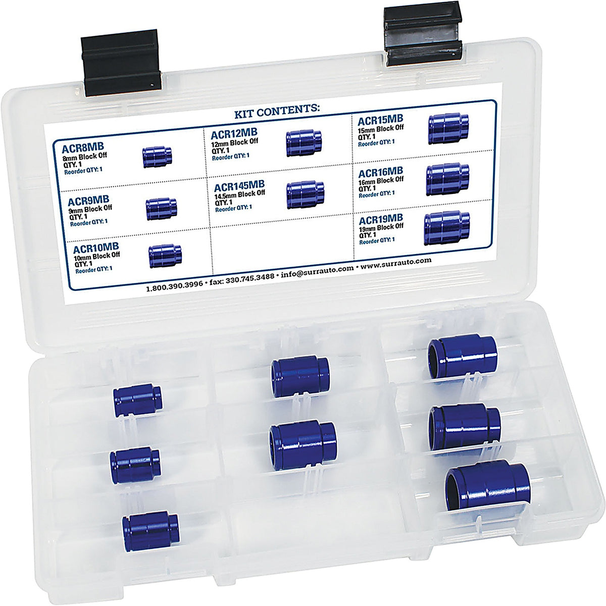 SUR&R - ACR90M - Metric A/C Block Off Kit