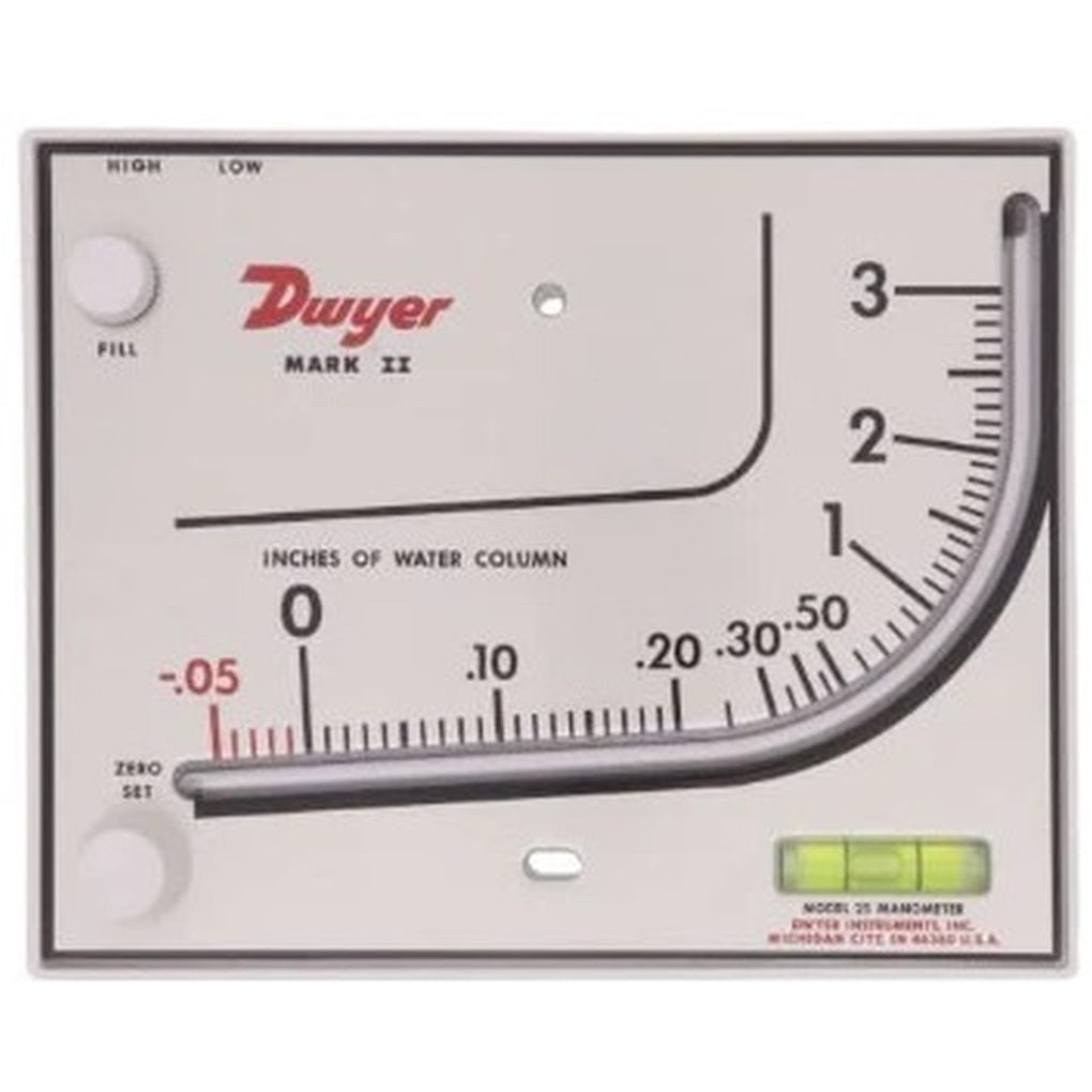 Air Filtration Co|AFC250|Manometer