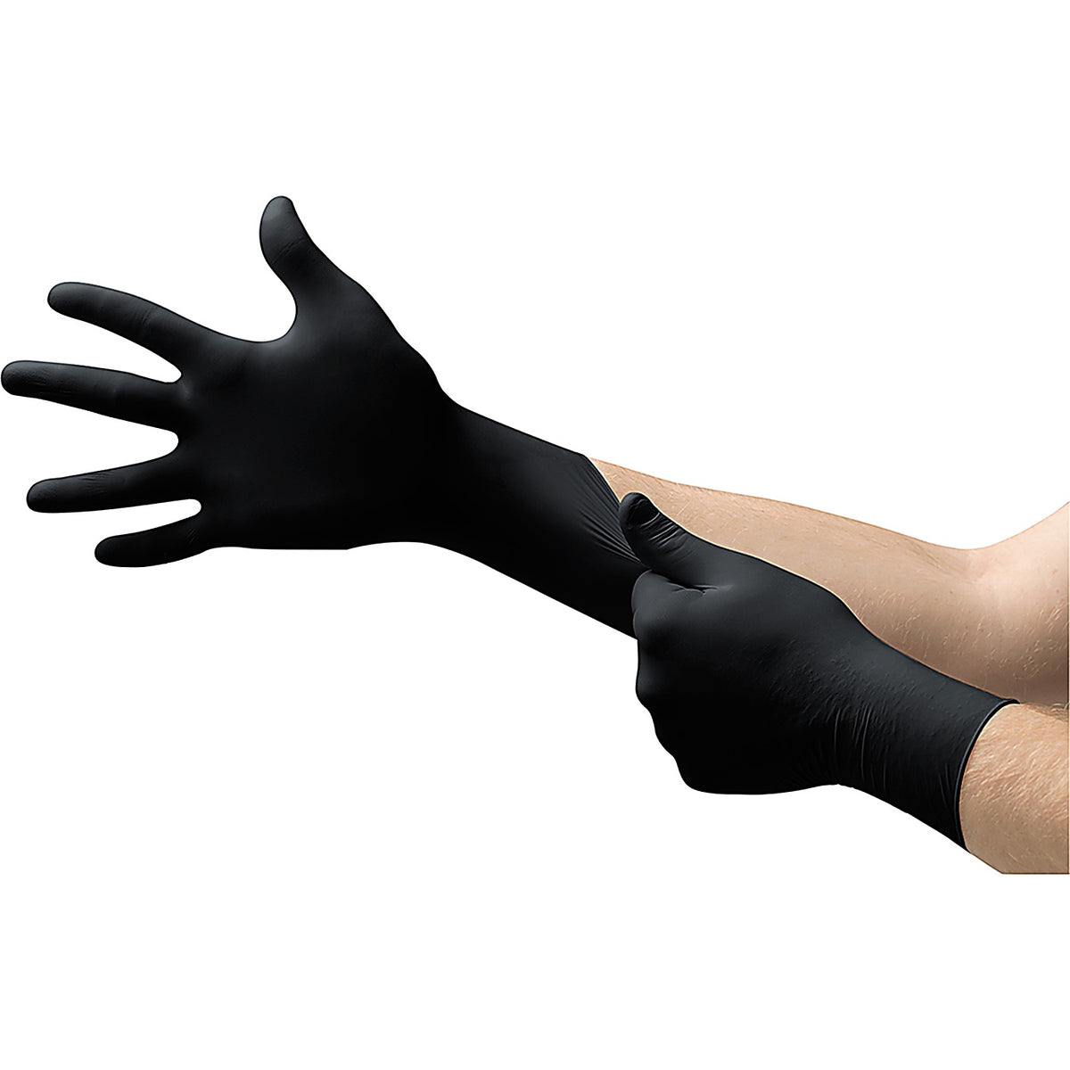 Microflex - BD1001NPFS - Black Dragon Zero Powder-Free Nitrile Examination Gloves, Black, S