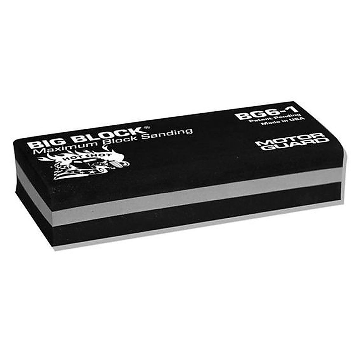 Motor Guard - BG6-1 - Big-Block Sanding Block, 2-5/8 Inch W X 6-1/2 Inch L, PSA Attachment