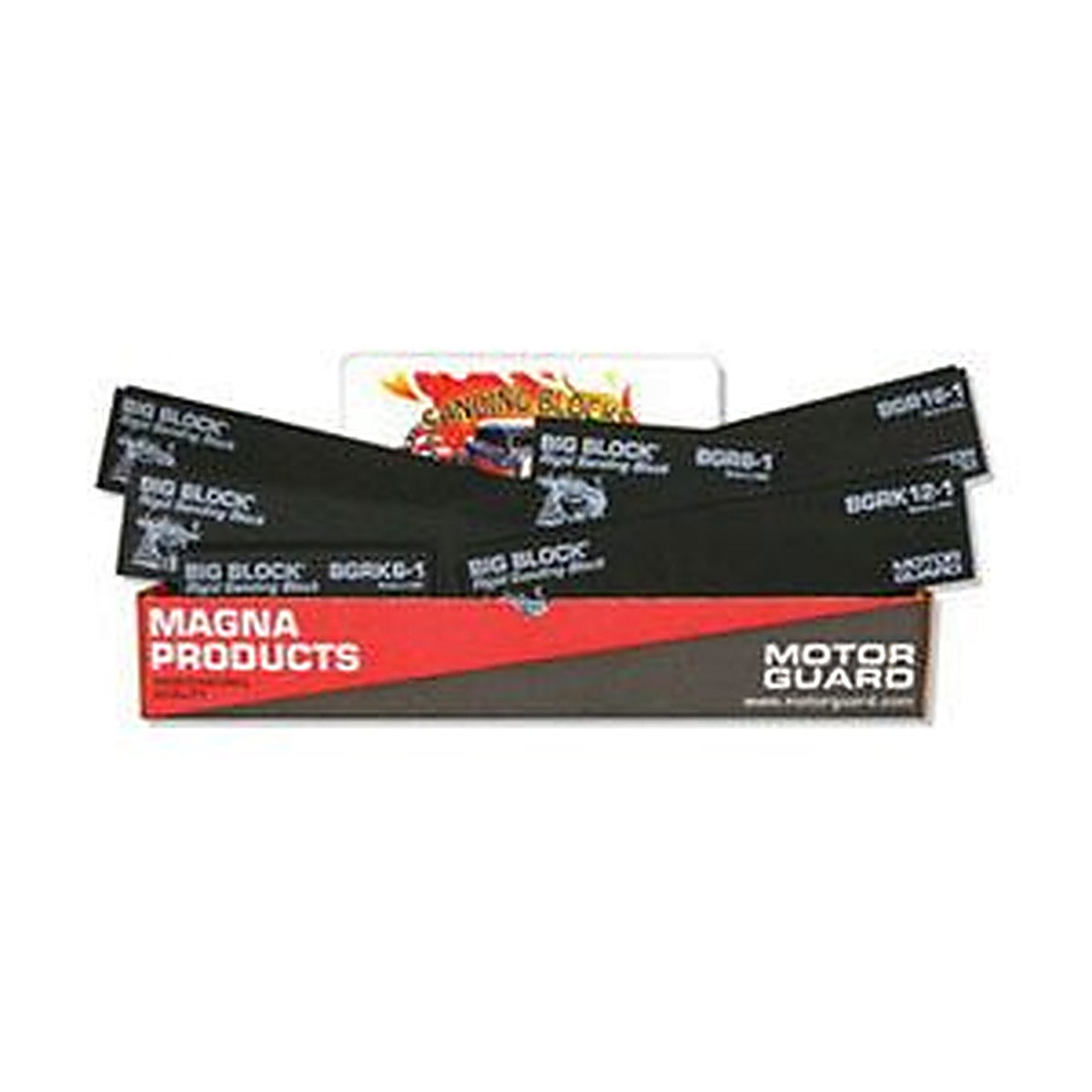 Motor Guard - BGRK12-1 - Big-Block Rigid Sanding Block, 2-5/8 Inch W X 11 Inch L, Hook and Loop Attachment