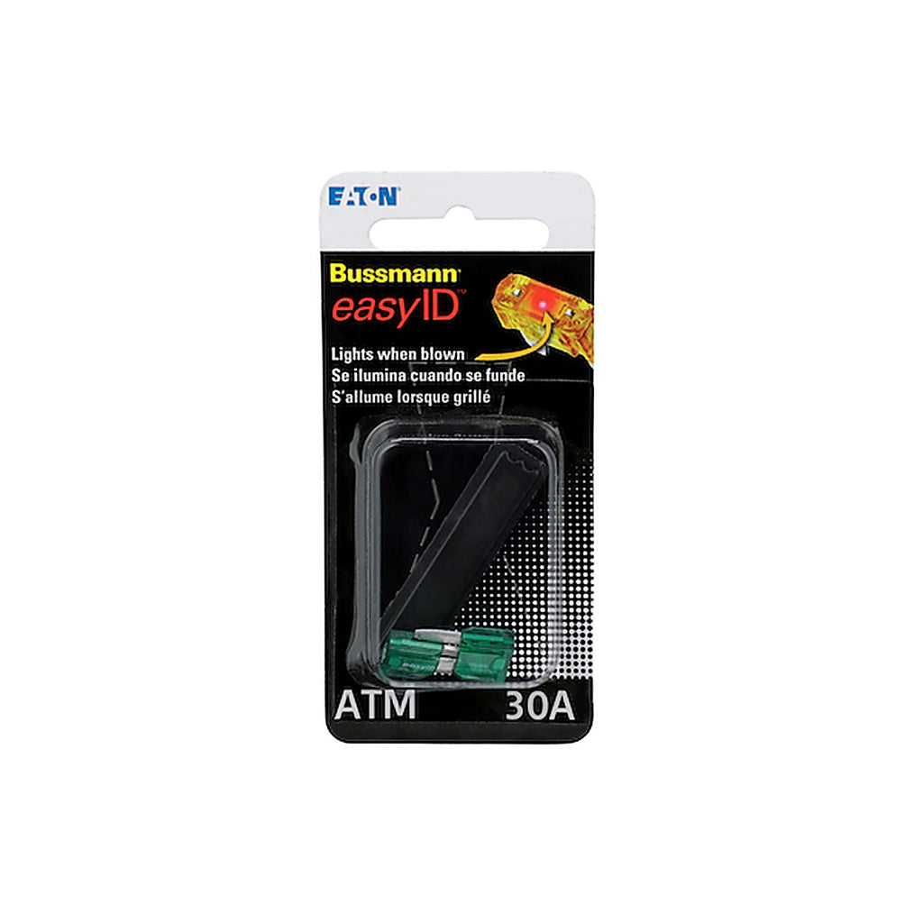 Bussman - BPATM30ID - Eaton Bussmann Series Atm Easyid 30A Blade Fuse - 2 Pieces