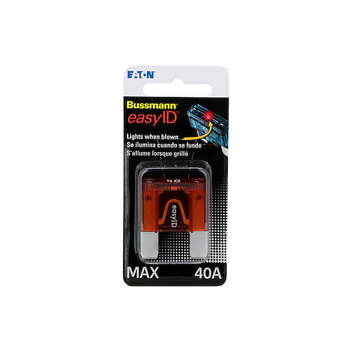 Bussman - BPMAX40ID - Eaton Bussmann Series Max Easyid 40A Maxi Fuse