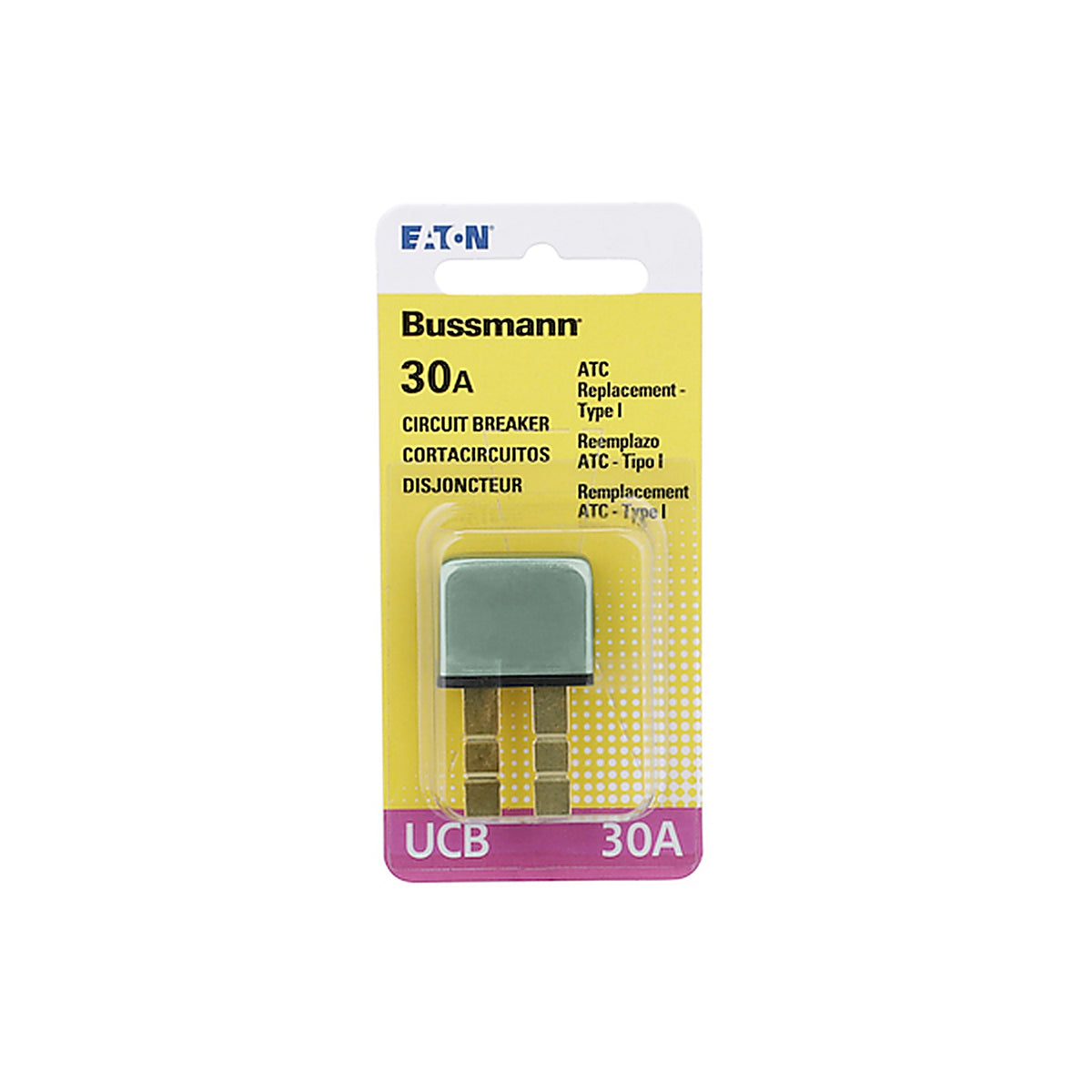 Bussman - BPUCB30RP - Eaton Bussmann Series Ucb 30A Circuit Breaker - 1 Piece