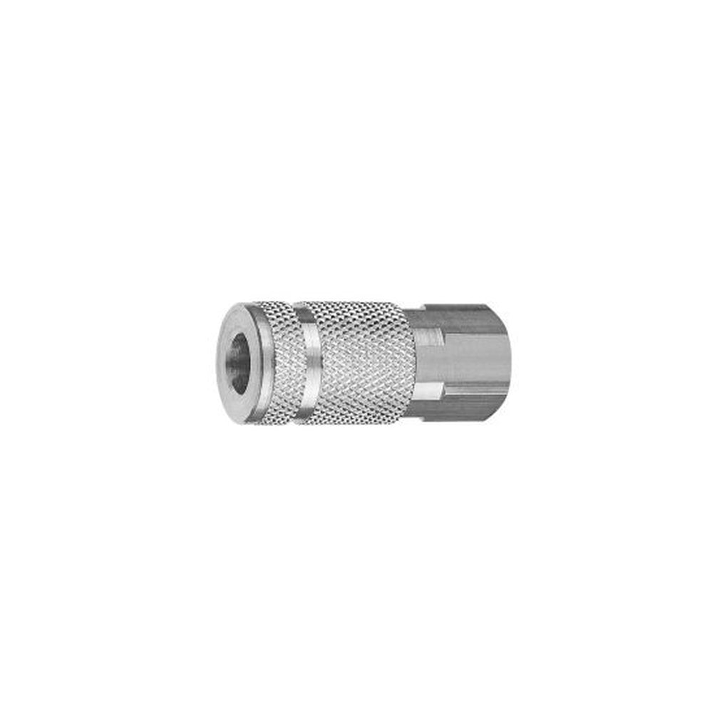 Amflo|C38|1/4 in A Design x 1/4 in, FNPT Steel Coupler