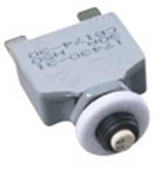 Bussmann - CB174-30 - Quick-Connect Circuit Breaker Type III - Panel-Mount - 30A