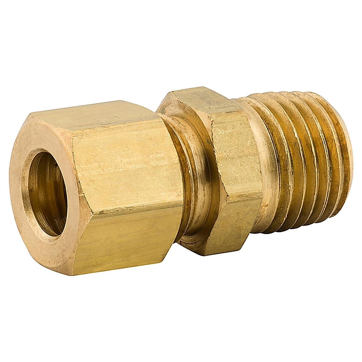 AGS - CF-15B - Connector Com, Brass, 5/16, (1/4 NPTM), Bag
