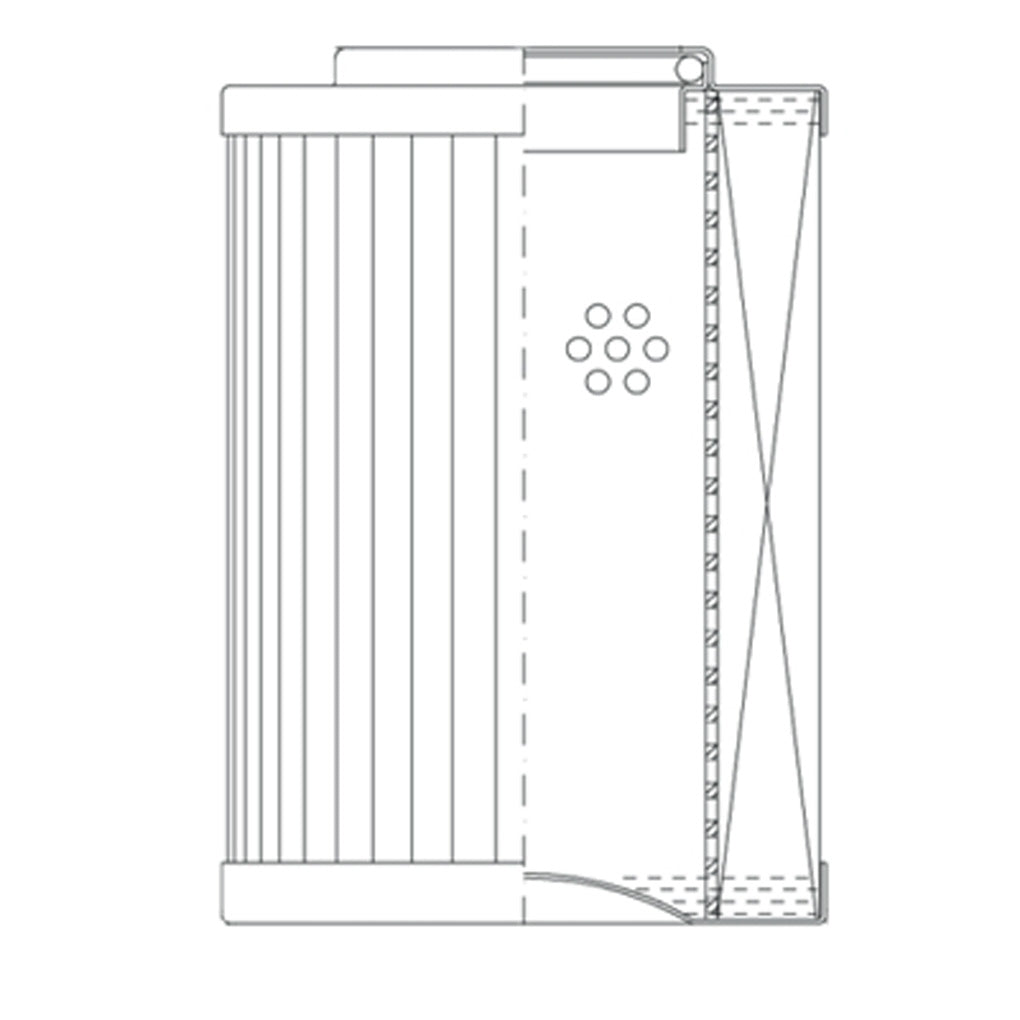 WIX - D50B20EV - Cartridge Hydraulic Metal Canister Filter