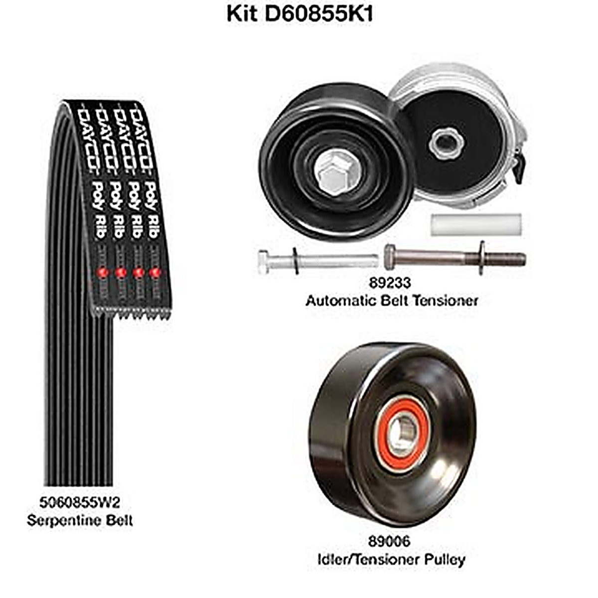 Dayco - D60855K1 - Demanding Drive Kit, Dayco