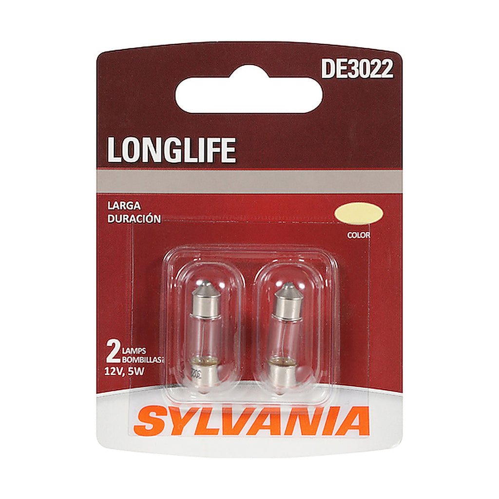Sylvania - DE3022LLBP2 - De3022 Long Life Mini Bulb, 2 Pack