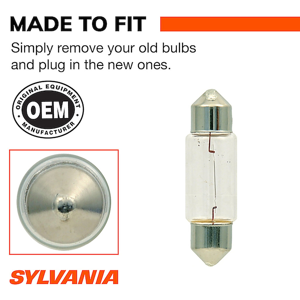 Sylvania - DE3423LLBP2 - De3423 Long Life Mini Bulb, 2 Pack