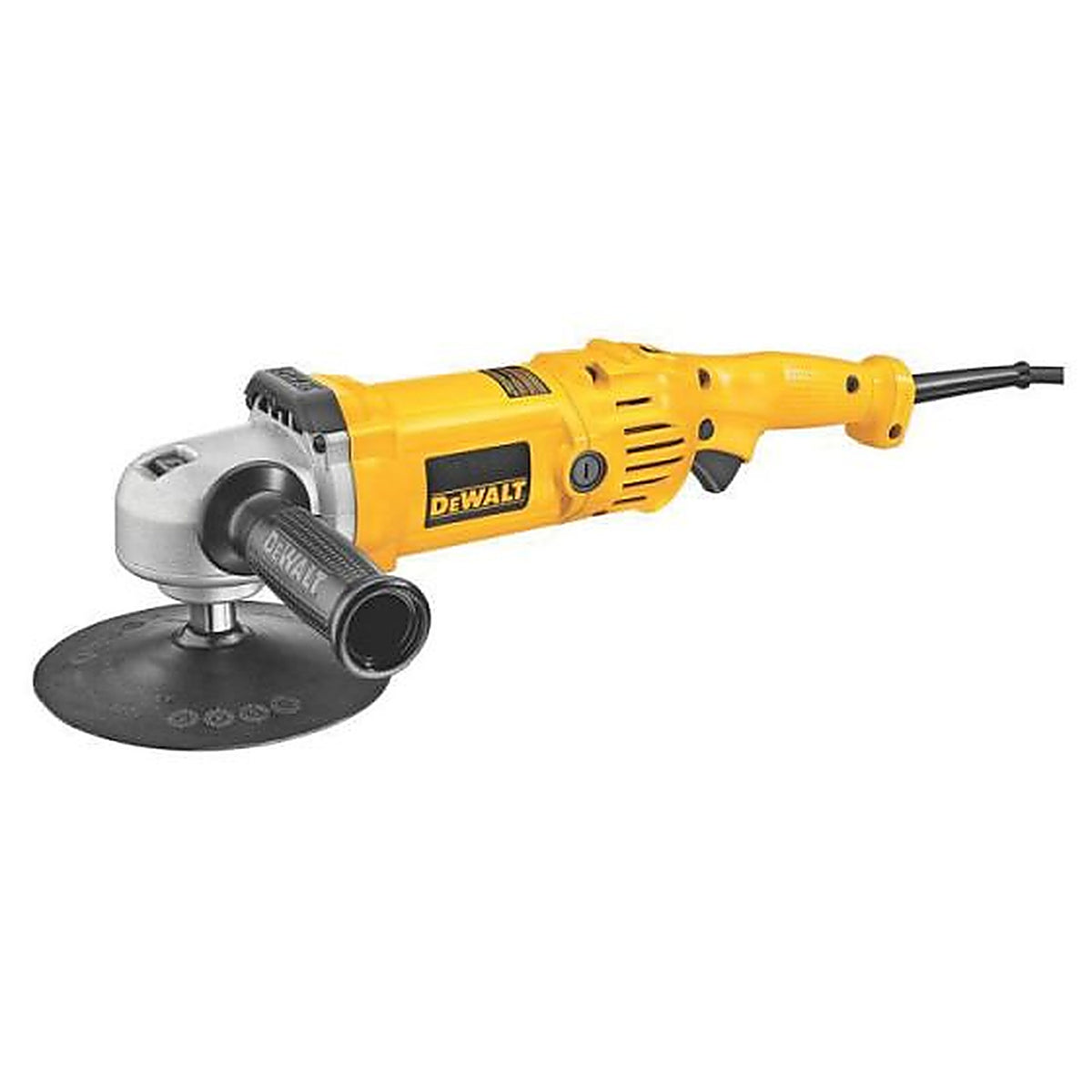 DeWalt - DWP849 - Variable Speed Corded Polisher, 7 Inch, 9 Inch Diameter Pad, 5/8-11 Arbor/Shank, 2-Position Side Handle