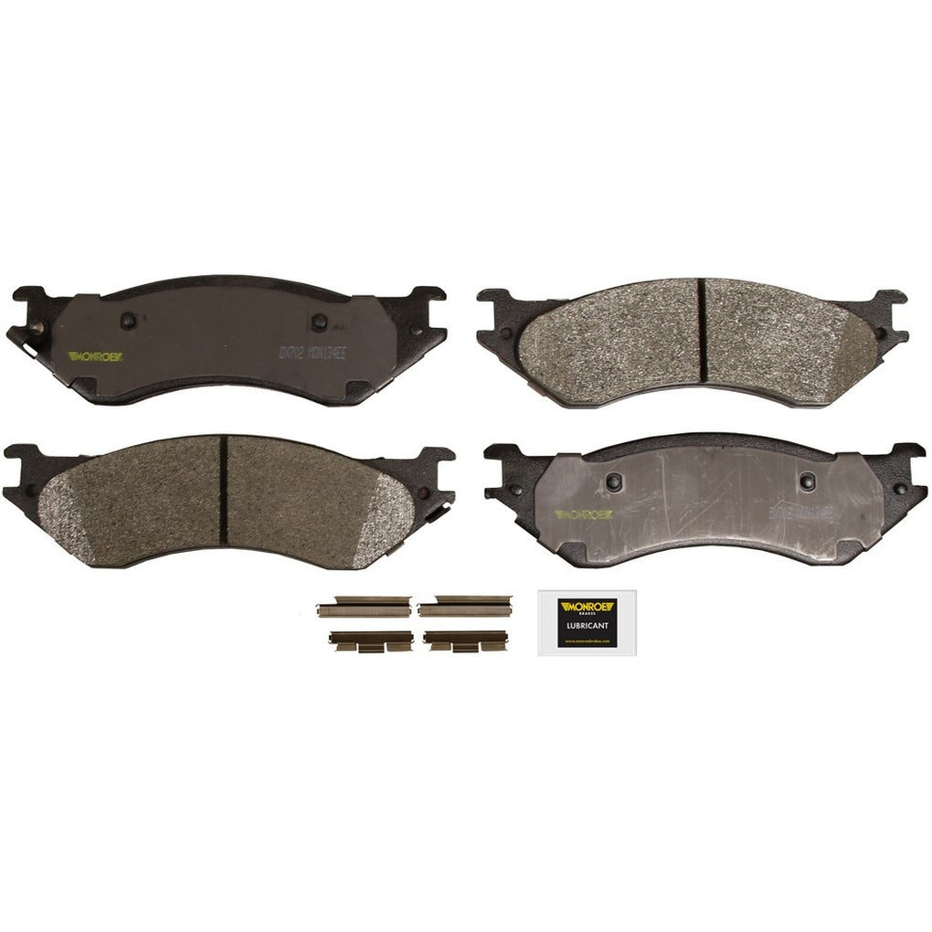 Monroe - DX702 - Total Solution Semi-Metallic Brake Pads