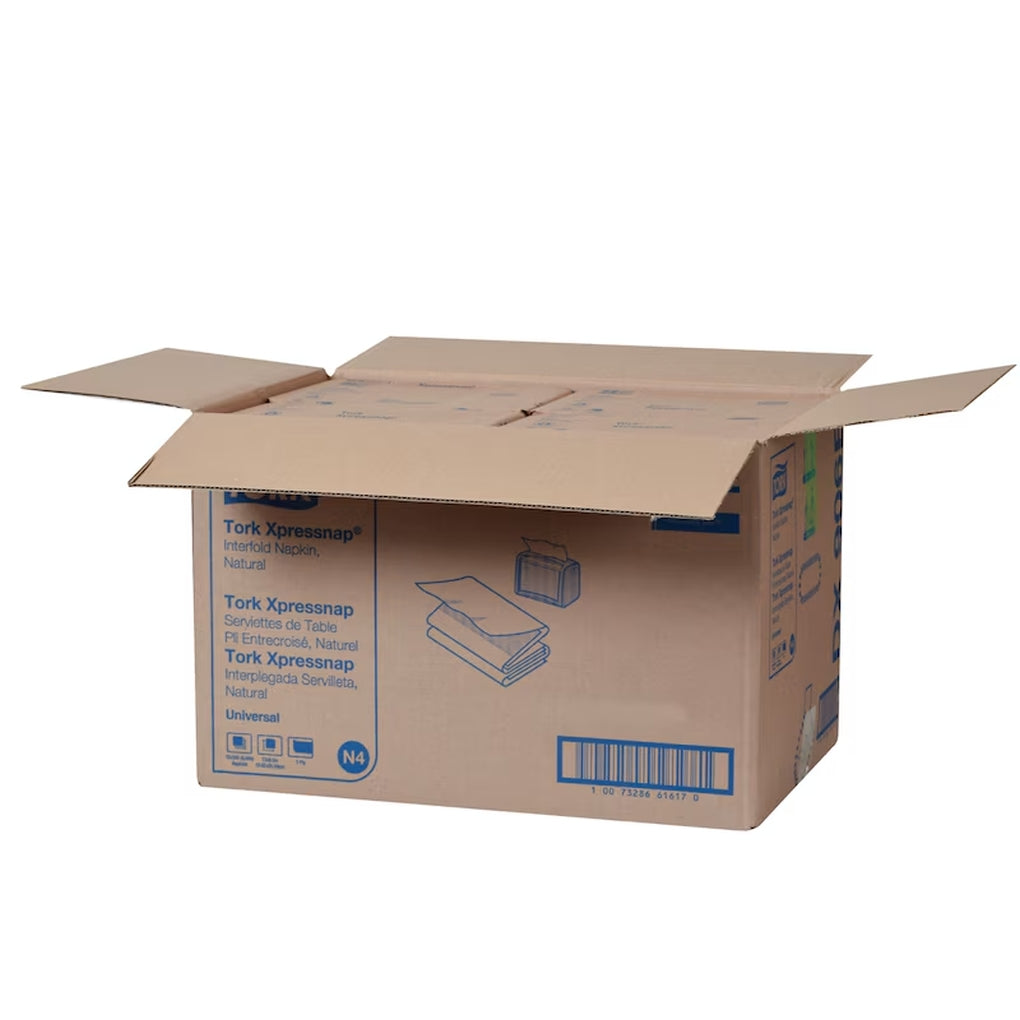 Tork - DX906E - Universal Xpressnap Dispenser Napkin, Interfold, Natural - 12/Case