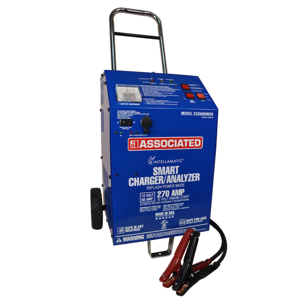 Associated Auto Equipment - ESS6008MSK - 12V 60A CHGR W/MEM SVR & CABLE
