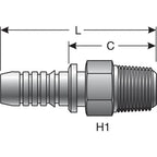 Gates - G20100-0608 - Hydraulic Coupling / Adapter