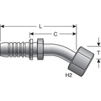 Gates - G20174-0606 - Hydraulic Coupling / Adapter