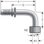 Gates - G20730-1220 - Hydraulic Coupling / Adapter