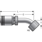 Gates - G24174-2424 - Hydraulic Coupling / Adapter