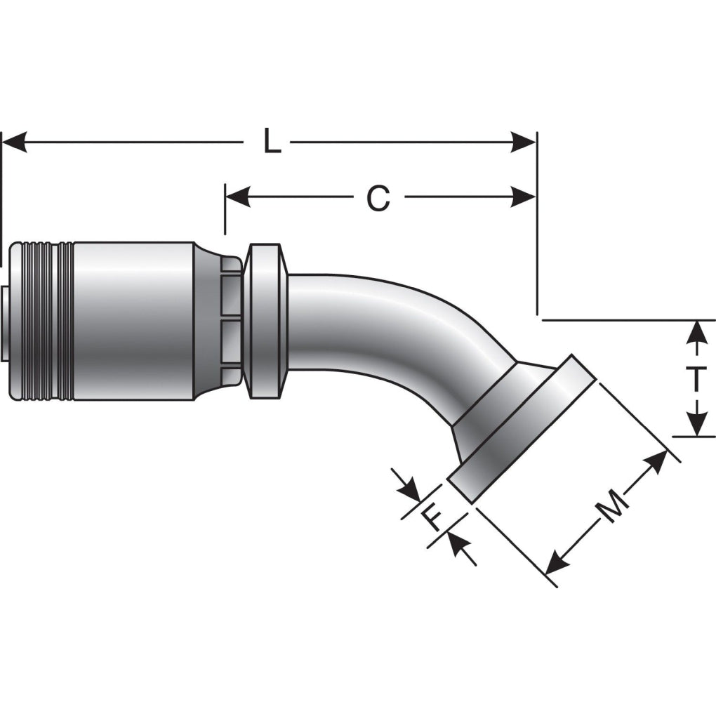 Gates - G24404-2424 - Hydraulic Coupling / Adapter