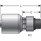 Gates - G25120-1012 - Hydraulic Coupling / Adapter
