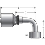 Gates - G25179-1012 - Hydraulic Coupling / Adapter