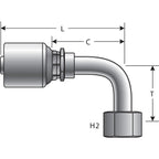 Gates - G25205-0606 - Hydraulic Coupling / Adapter