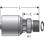 Gates - G25225-0404 - Hydraulic Coupling / Adapter